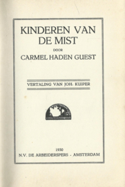 KINDEREN VAN DE MIST – CARMEL HADEN GUEST – 1930
