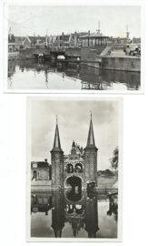 SET van 2 ansichtkaarten – Sneek – o.a. 1949