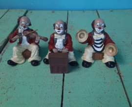BEELD - Gilde Clowns – Muzikanten – set van 3