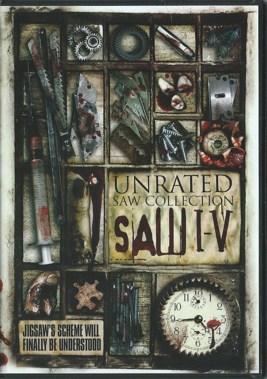 DVD – UNRATED SAW COLLECTION SAW I-V - 2009