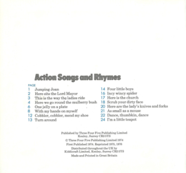 Action Songs and Rhymes to help young children understand language - 1976