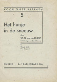 Het huisje in de sneeuw – W.G. van de HULST – ca. 1946