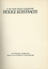 HEILIGE KERSTNACHT – C.M. VAN HILLE-GAERTHÉ - 1928