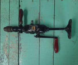 vintage metalen Poolse handboor PWWe10 – jaren ‘50