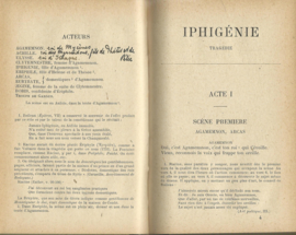 IPHIGENIE - TRAGÉDIE - J. RACINE - 1918