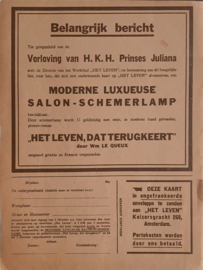 HET LEVEN GEILLUSTREERD - EXTRA-NUMMER - DE VERLOVING VAN PRINSES JULIANA - No. 36a - 1936