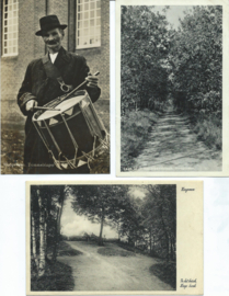 SET van 3 ansichtkaarten – Hoogeveen – 1934-1944