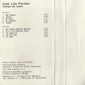 MC – JOSE LUIS PERALES – TIEMPO DE OTONO - 1979