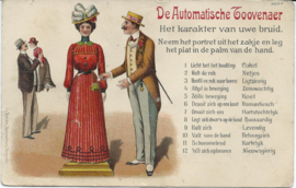 Ansichtkaart – De Automatische Toovenaer – ca. 1910
