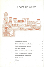 lekkere fondues – Horst Scharfenberg - 1974