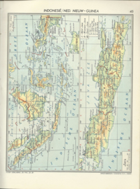 KING ATLAS VAN DE GEHELE AARDE VOOR SCHOOL EN LEVEN - 1959