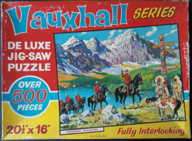 JIGSAW PUZZLE – Vauxhall SERIES DE LUXE JIG_SAW PUZZLE – CANADIAN MOUNTIES – jaren ‘60