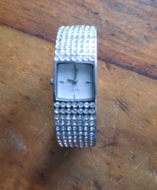 Horloge - Oasis Silver Crystal Bangle Watch B512 - 2008