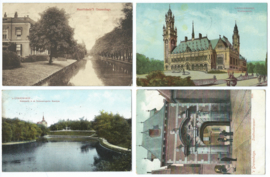 SET van 4 ansichtkaarten – ‘s-Gravenhage – 1910-1913