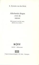 Allerhande dingen over de natuur – Klazien uit Zalk - 1990