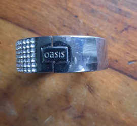 Horloge - Oasis Silver Crystal Bangle Watch B512 - 2008