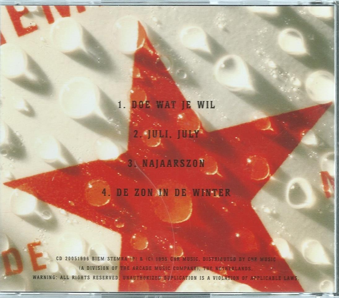 CD – Maxi-Single - Bert Heerink - Heineken De Hits - 1996