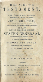 HET NIEUWE TESTAMENT, OF ALLE BOEKEN DES NIEUWEN VERBONDS … - 1884 - 1