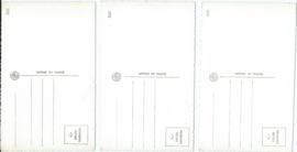Kaarten setje 68 - 3 stuks - ca. 1950