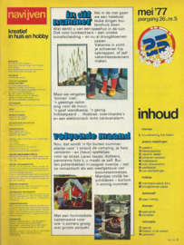 navijven – KREATIEF IN HUIS EN HOBBY - 2 stuks – nr. 3 MAART en 5 MEI 1977