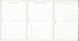 Kaarten setje 74 - 3 stuks - ca. 1950