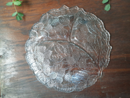 Vintage serveerschaal  3-Vaks