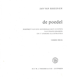de poedel – JAN VAN RHEENEN – ca. 1968