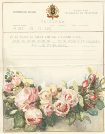 SET van 2 oude belgische telegrammen – AALST 27 XII 1952