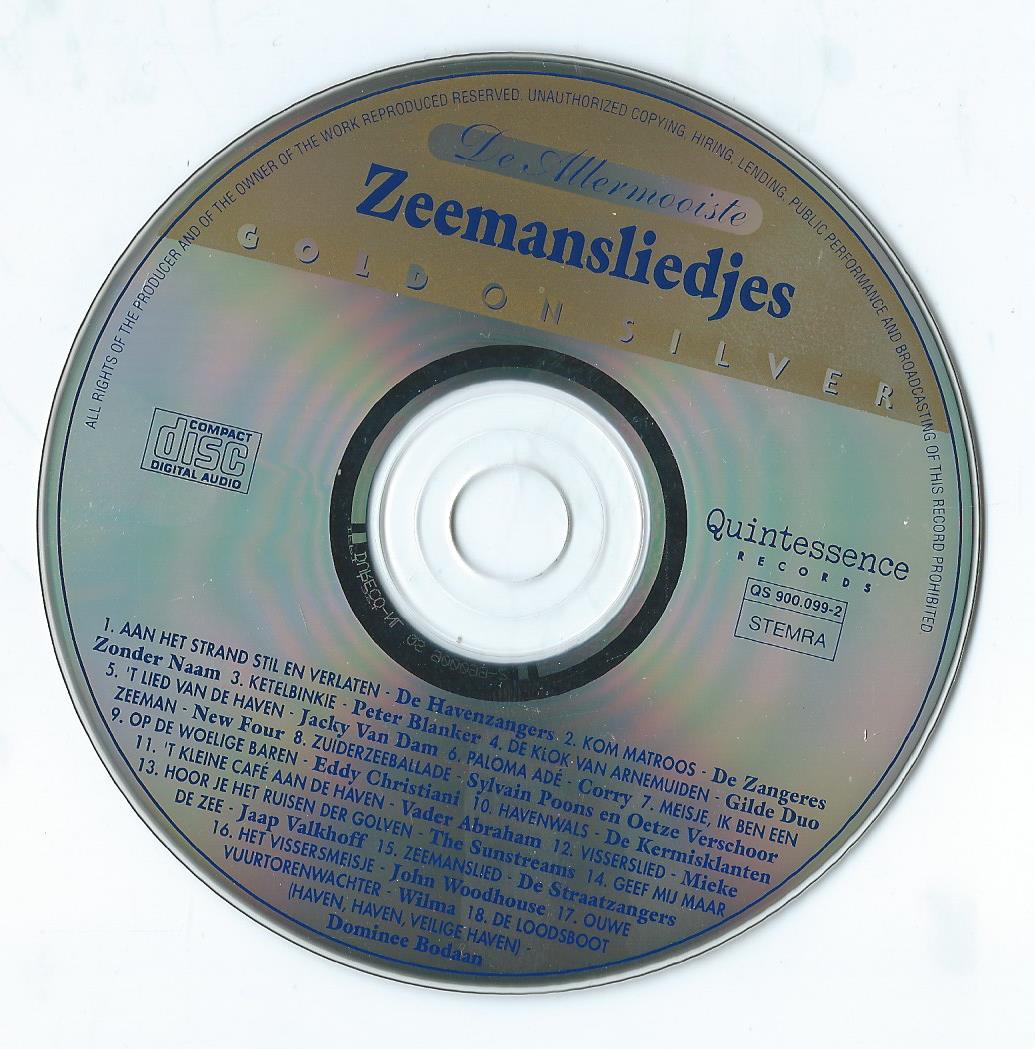 CD - Various - De Allermooiste Zeemansliedjes – 1997