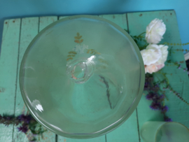 Waterkan met glas geemailleerd