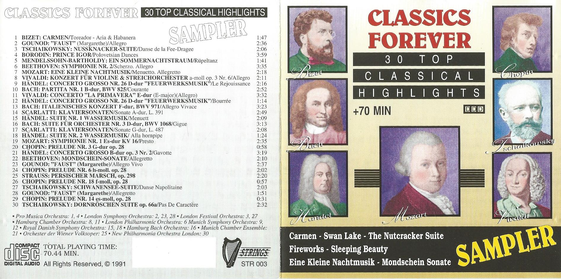CD – Various – CLASSICS FOREVER - 1991