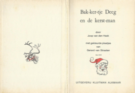 Bak-ker-tje Deeg en de kerst-man – Joop van den Haak – ca. 1983
