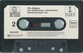 MC – Various - 155 JINGLES VOOR DISCJOCKEYS, RADIOSTATIONS, ZIEKENOMROEPEN, DISCOTHEKEN ENZ. - 1982