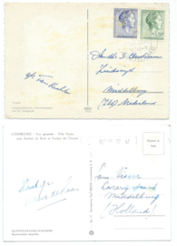 SET van 2 ansichtkaarten – Luxemburg – o.a. 1966