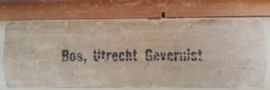 Wandkaart: Utrecht (Blinde schoolkaart) - ca. 1955