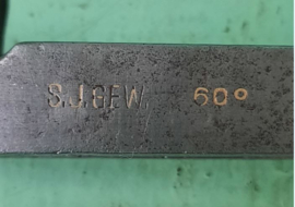 vintage schroefdraadmeter - Whitworth