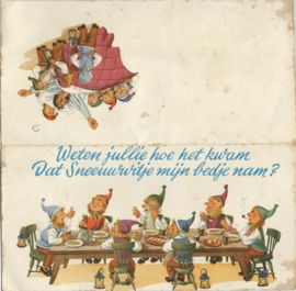 Folder – EPEDA matrassen – Sneeuwwitje – jaren ‘50