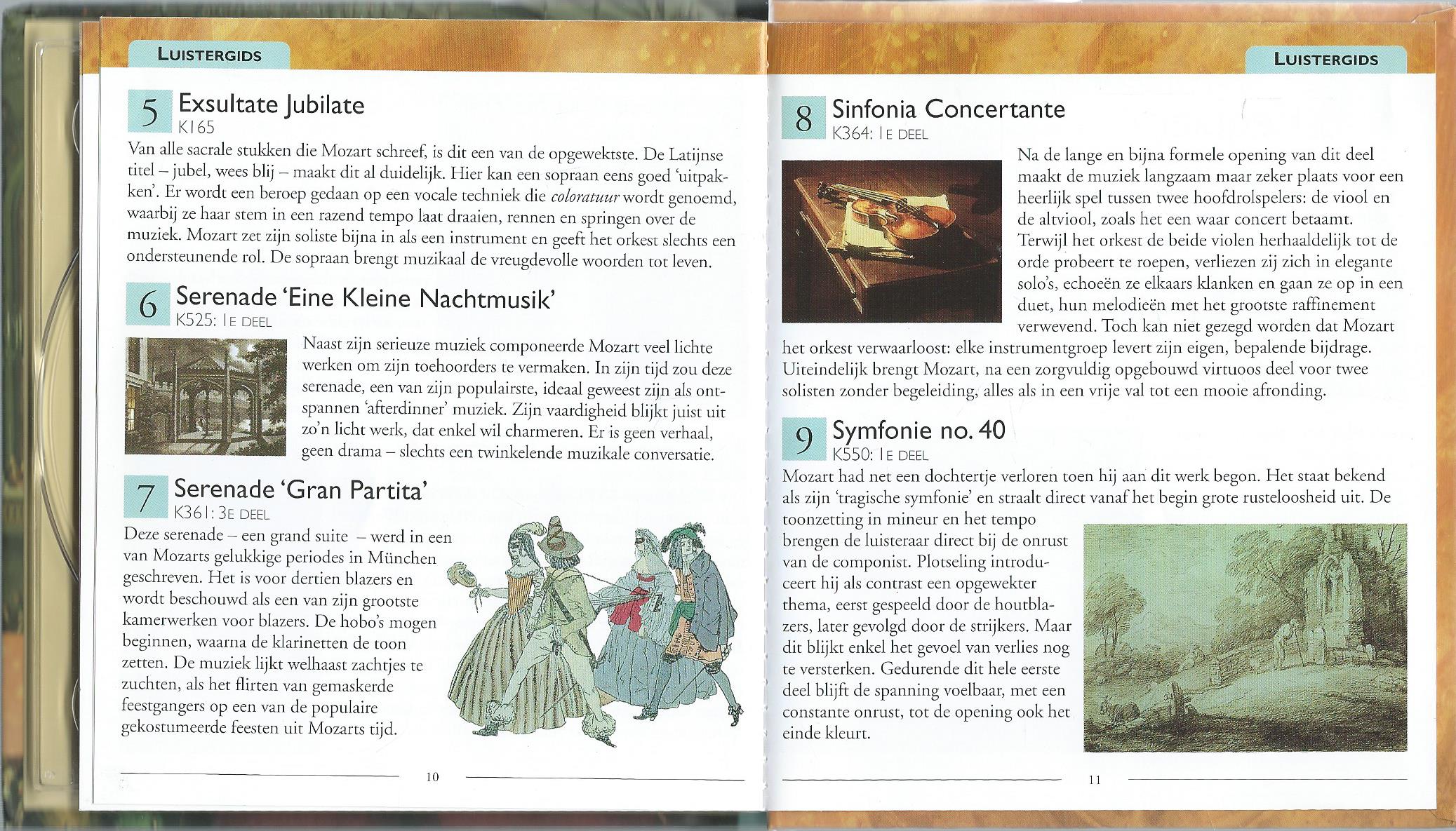 CD – MOZART Muzikale meesterwerken - 2004