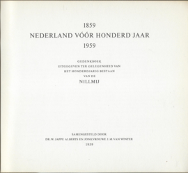 NEDERLAND VOOR HONDERD JAAR 1859 – 1959