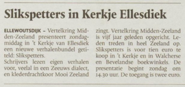 slikspetters. . . - VERTELKRING MIDDEN ZEELAND - 2007