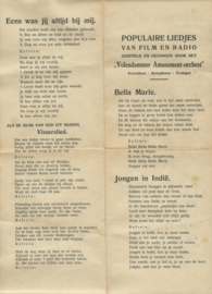 Straatliederen – De Volendammers – 6 stuks - ca. 1930-1950