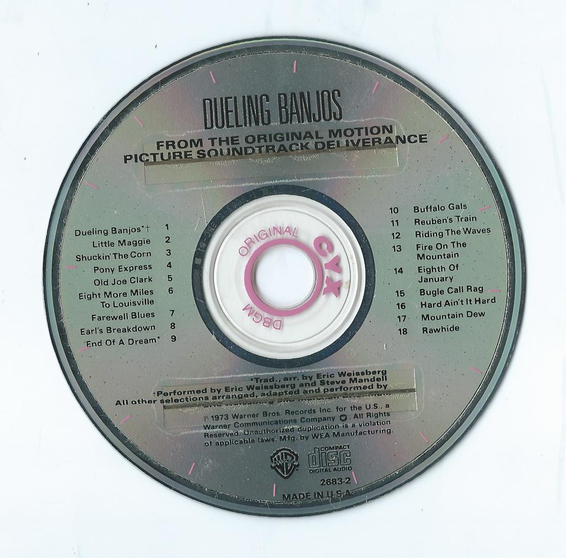 CD – "DUELING BANJOS" FROM THE ORIGINAL SOUNDTRACK DELIVERANCE