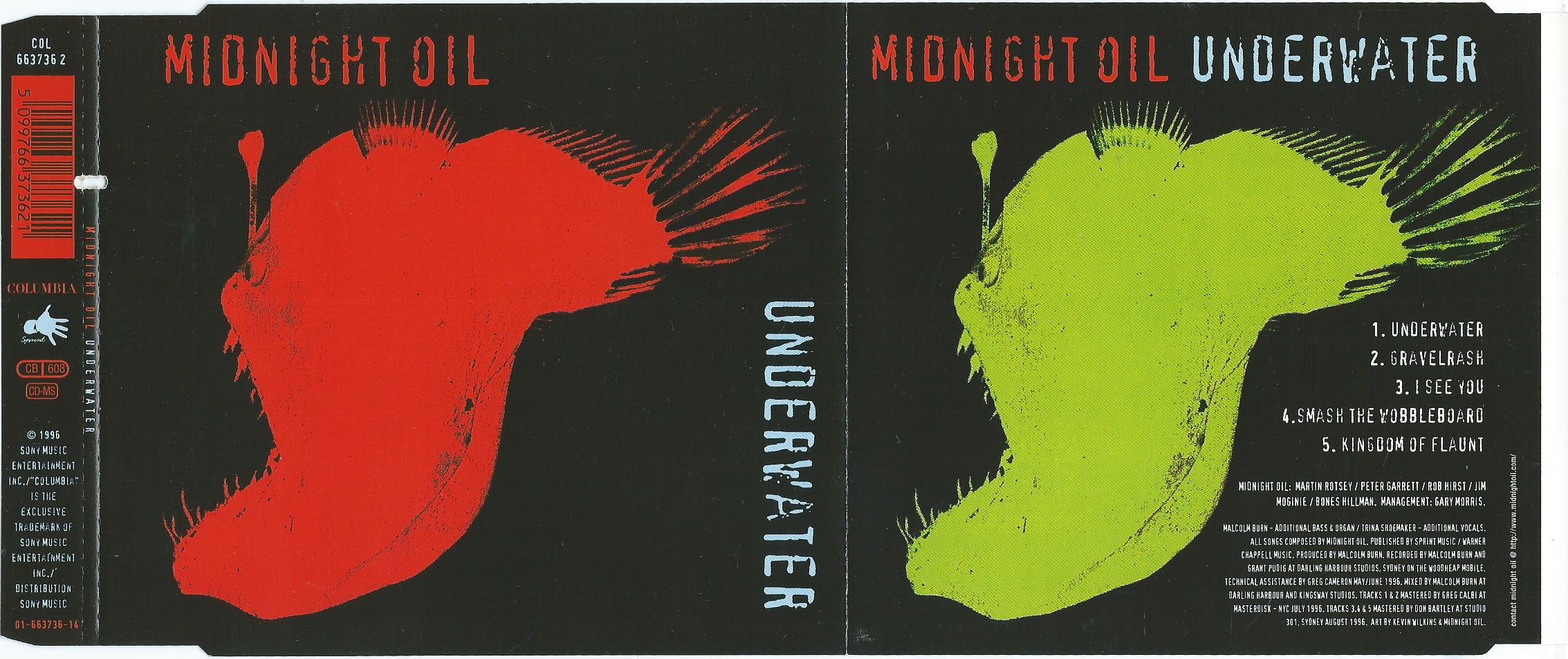 CD – Maxi-Single – MIDNIGHT OIL – UNDERWATER - 1996