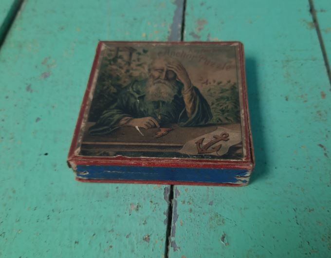 Steenraadsel spel, ‘Anchor Puzzle’ van Richter – ca. 1895