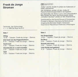 MC – FREEK DE JONGE – STROMAN - 1984