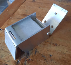 Asbak – Klapbaar, treinmodel, van geanodiseerd aluminium