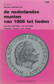 speciale catalogus van de nederlandse munten van 1806 tot heden – johan mevius - 1986