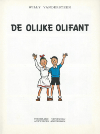 SUSKE EN WISKE - 170 - DE OLIJKE OLIFANT - WILLY VANDERSTEEN - 1978