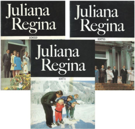 Juliana Regina – F.J. Lammers – 3 stuks: 1969, 1970 en 1971