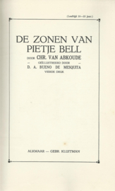 PIETJE BELL – DE ZONEN VAN PIETJE BELL - CHR. van ABKOUDE – ca. 1925